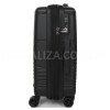 Валіза ручна поклажа поліпропілен чорна 55х40х20+5/44л/3кг/Airtex 639, фото 15