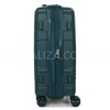 Валіза ручна поклажа поліпропілен зелена 55х40х20+5/44л/3кг/Airtex 639, фото 15