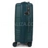 Валіза ручна поклажа поліпропілен зелена 55х40х20+5/44л/3кг/Airtex 639, фото 14