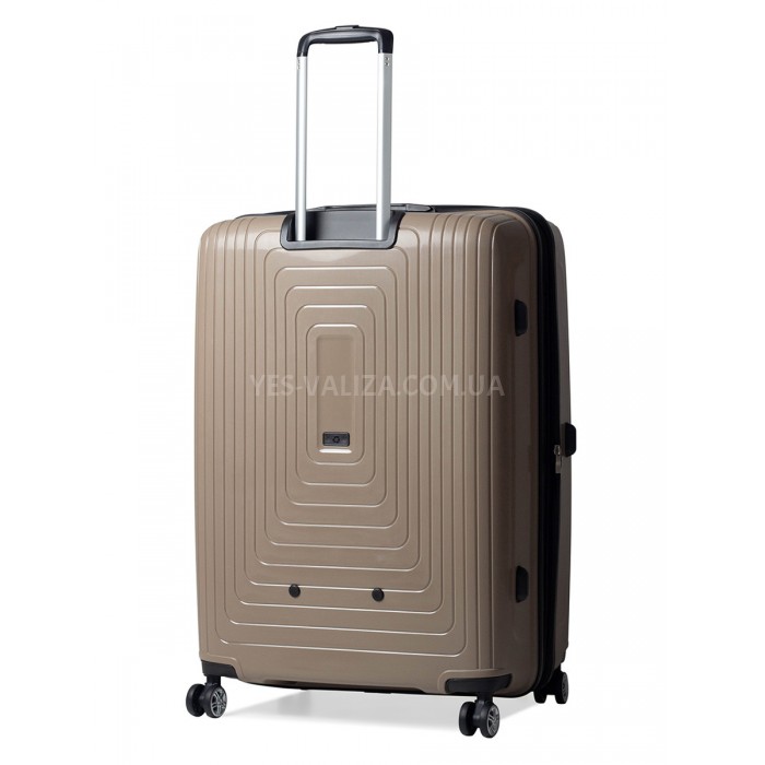 Валіза велика L поліпропілен беж. 78х54х36(+5)см/153л/4.9кг/Airtex 241, фото 3