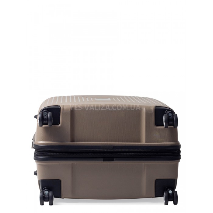 Чемодан большой L полипропилен беж. 78х54х36+5см/153л/4.9кг/Airtex 241, фото 8