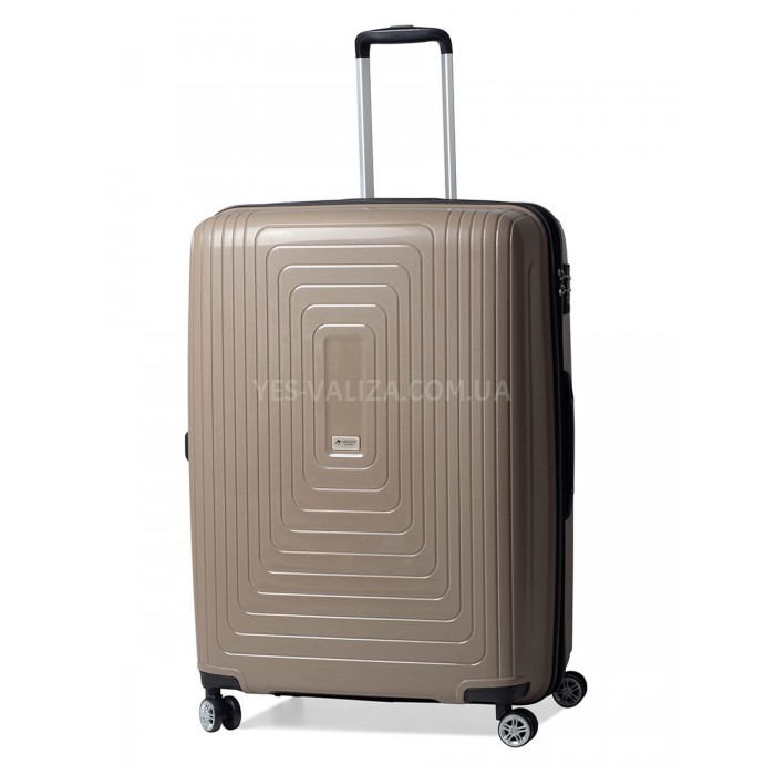 Валіза велика L поліпропілен беж. 78х54х36(+5)см/153л/4.9кг/Airtex 241, фото 1