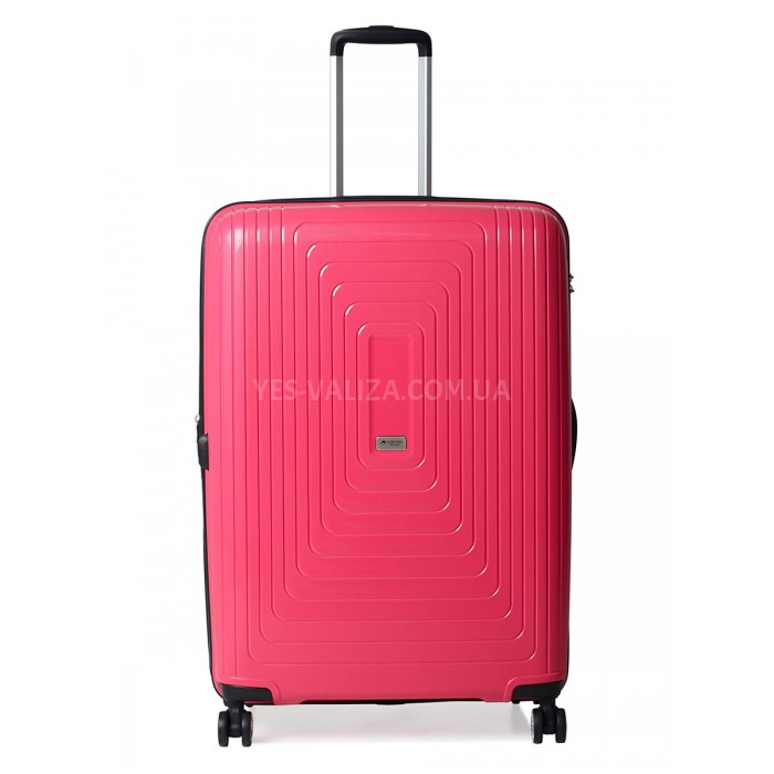 Валіза велика L поліпропілен рожева 78х54х36+5см/153л/4.9кг/Airtex 241, фото 2