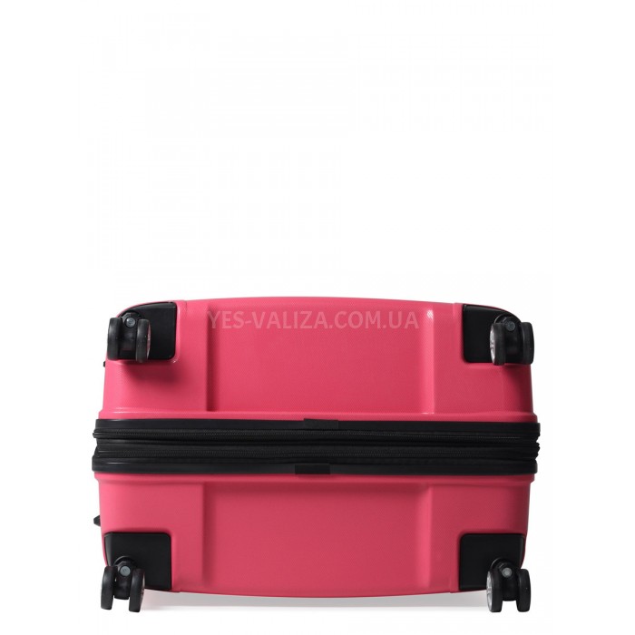 Чемодан большой L полипропилен розовый 78х54х36+5/153л/4.9кг/Airtex241, фото 9