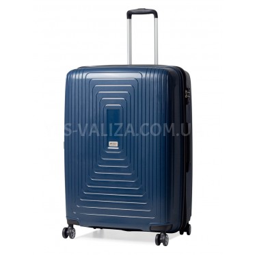 Валіза велика L поліпропілен синя 78х54х36(+5)см/153л/4.9кг/Airtex 241