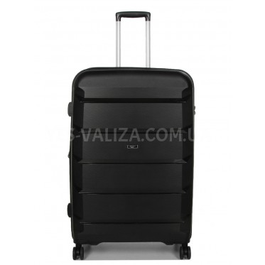 Чемодан Airtex большой L полипропилен чёрный 79х52х30(+5)см/131л/5кг