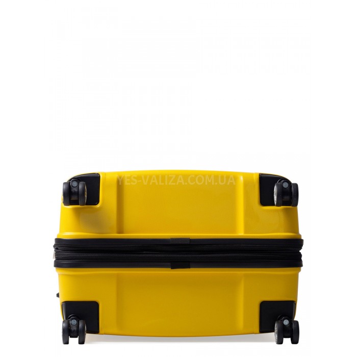 Чемодан большой L полипропилен жёлтый 78х54х36+5/153л/4.9кг/Airtex 241, фото 8