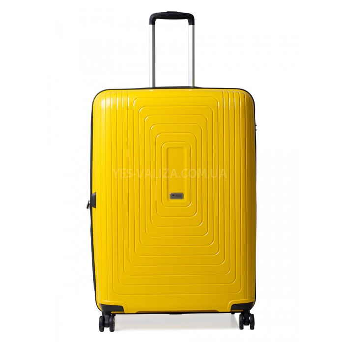 Валіза велика L поліпропілен жовта 78х54х36+5см/153л/4.9кг/Airtex 241, фото 2