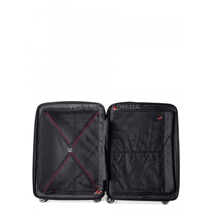 Валіза середня M поліпропілен беж. 68х47х33+5см/102л/3.9кг/Airtex 241, фото 10