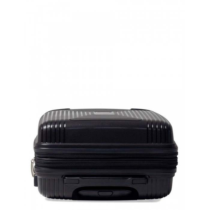 Валіза мала S поліпропілен чорна 55х40х25(+5)см/52л/3.2кг/Airtex 241, фото 7