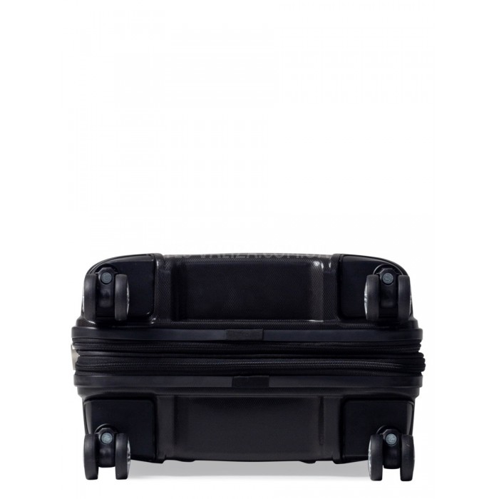 Чемодан малый S полипропилен чёрный 55х40х25+5см/52л/3.2кг/Airtex 241, фото 8