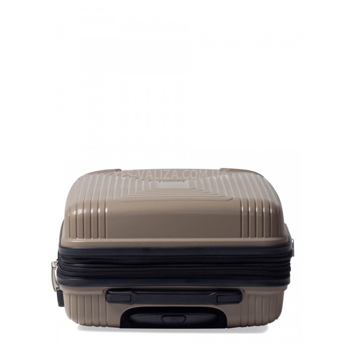 Чемодан малый S полипропилен бежевый 55х40х25+5см/52л/3.2кг/Airtex 241, фото 6