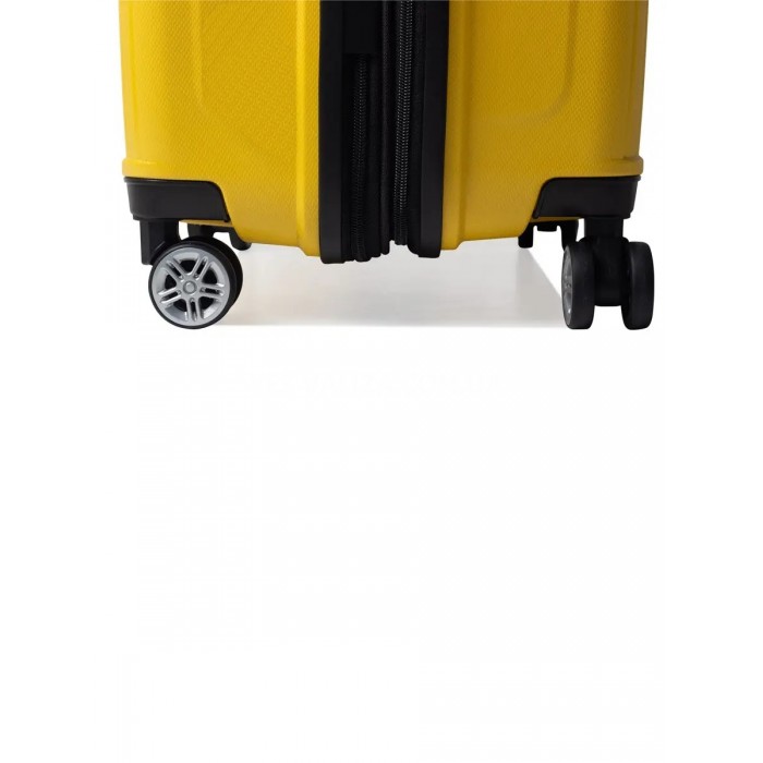 Чемодан малый S полипропилен жёлтый 55х40х25+5см/52л/3.2кг/Airtex 241, фото 9