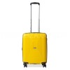 Валіза мала S поліпропілен жовта 55х40х25(+5)см/52л/3.2кг/Airtex 241, фото 15