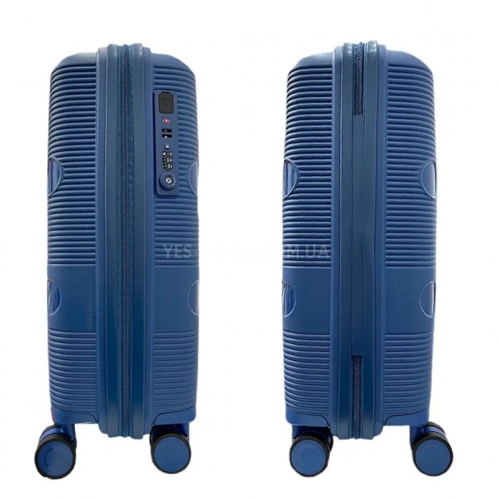 Чемодан Airtex ручная кладь S полипропилен синий 55х40х20см/38л/2.4кг, фото 5