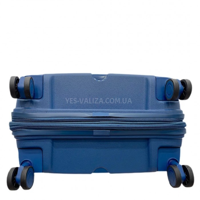 Чемодан Airtex средний M полипропилен синий 68х46х28(+5)см/90л/3.9кг, фото 6