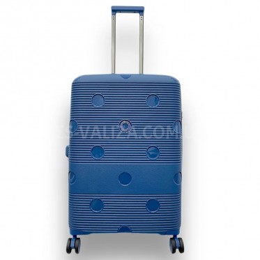 Чемодан Airtex средний M полипропилен синий 68х46х28(+5)см/90л/3.9кг