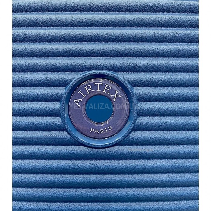 Валіза Airtex велика L поліпропілен синя 77х52х31(+5)см/130л/4.6кг, фото 8