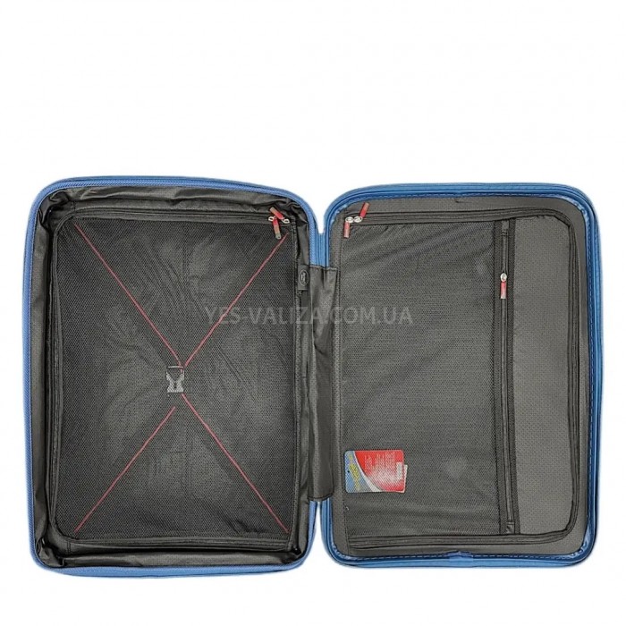 Валіза Airtex велика L поліпропілен синя 77х52х31(+5)см/130л/4.6кг, фото 9