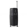 Валіза велика L поліпропілен чорна 77х52х31+5см/126л/4.4кг/Airtex 245, фото 14