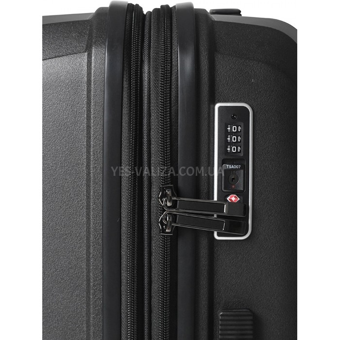 Чемодан большой L полипропилен серый 77х52х31+5/126л/4.4кг/Airtex 245, фото 10