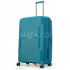 Чемодан большой полипропилен голубой 77х52х31+5/126л/4.4кг/Airtex 245, фото 13