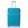 Чемодан большой полипропилен голубой 77х52х31+5/126л/4.4кг/Airtex 245, фото 11