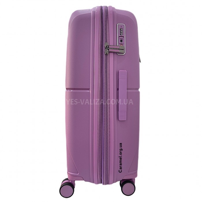 Чемодан большой L полипропилен фиолет 77х52х31+5/126л/4.4кг/Airtex 245, фото 5