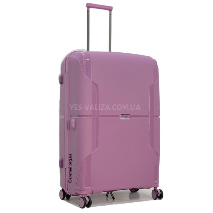 Чемодан большой L полипропилен фиолет 77х52х31+5/126л/4.4кг/Airtex 245, фото 2