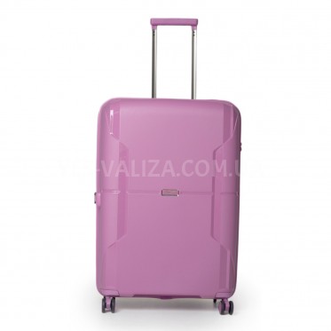 Чемодан большой L полипропилен фиолет 77х52х31+5/126л/4.4кг/Airtex 245