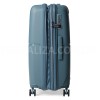 Валіза середня M поліпропілен синя 68х46х28(+5)см/89л/3.6кг/Airtex 245, фото 18