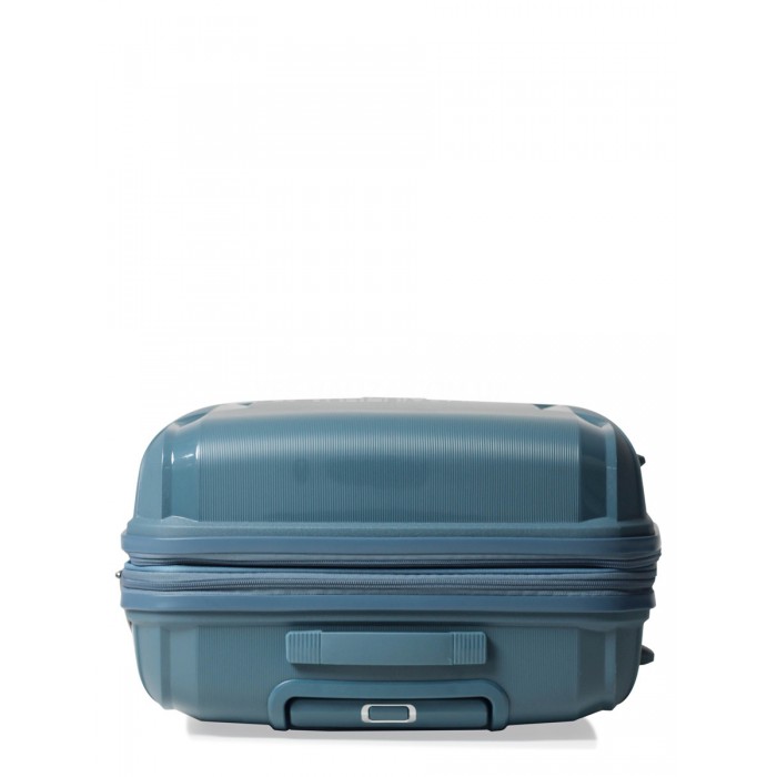 Валіза середня M поліпропілен синя 68х46х28(+5)см/89л/3.6кг/Airtex 245, фото 7