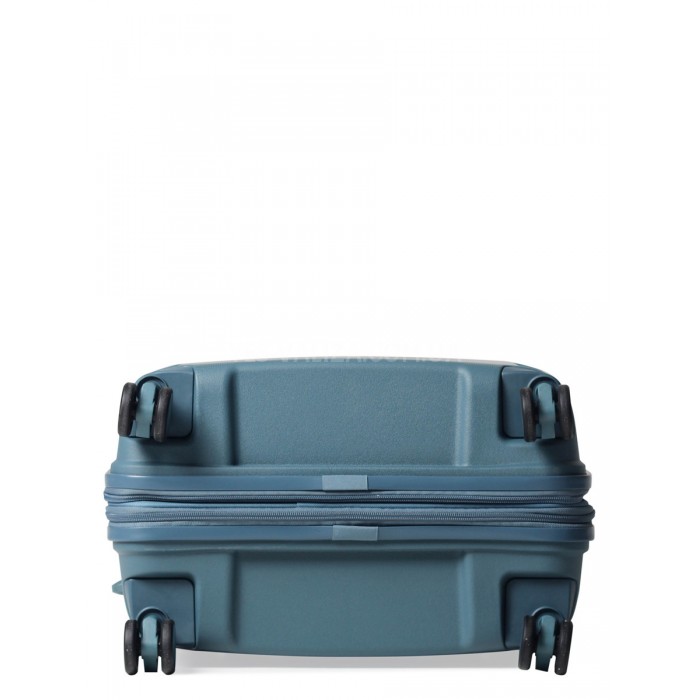 Валіза середня M поліпропілен синя 68х46х28(+5)см/89л/3.6кг/Airtex 245, фото 6