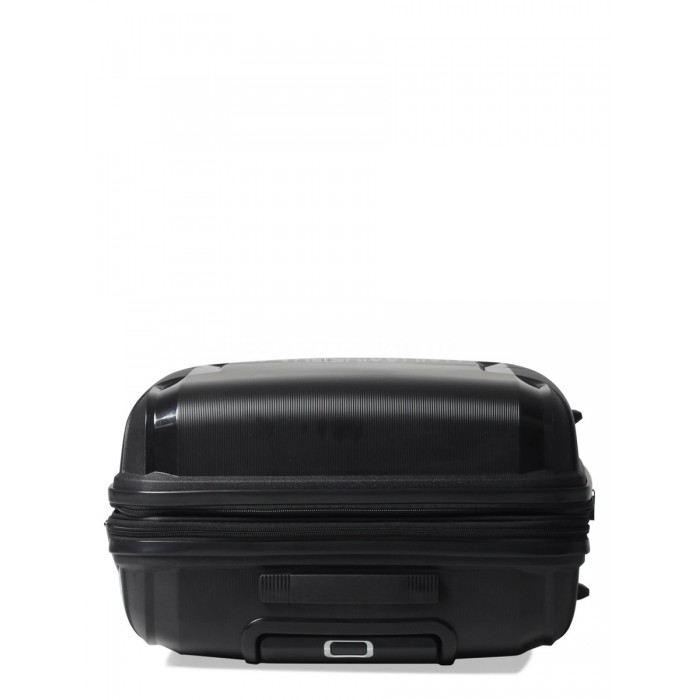 Чемодан средний M полипропилен чёрный 68х46х28+5/89л/3.6кг/Airtex 245, фото 6