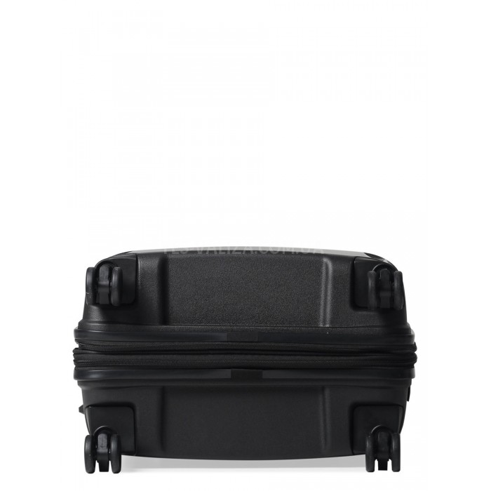 Валіза середня M поліпропілен чорна 68х46х28+5см/89л/3.6кг/Airtex 245, фото 7