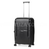 Валіза середня M поліпропілен чорна 68х46х28+5см/89л/3.6кг/Airtex 245, фото 11