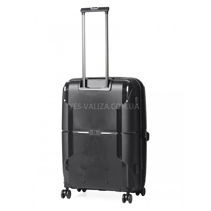 Чемодан средний M полипропилен серый 68х46х28+5см/89л/3.6кг/Airtex 245, фото 3