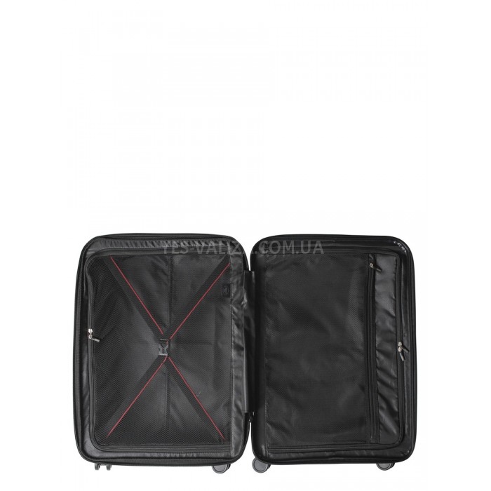 Валіза середня M поліпропілен сіра 68х46х28(+5)см/89л/3.6кг/Airtex 245, фото 10