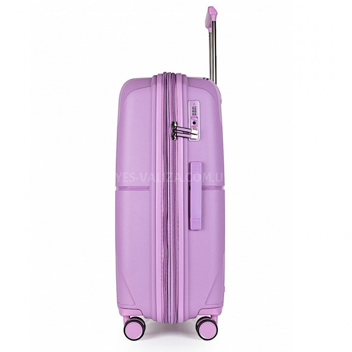 Валіза середня M поліпропілен фіолет 68х46х28+5см/89л/3.6кг/Airtex 245, фото 3