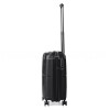 Чемодан малый S полипропилен чёрный 55х40х21+5см/47л/2.6кг/Airtex 245, фото 14