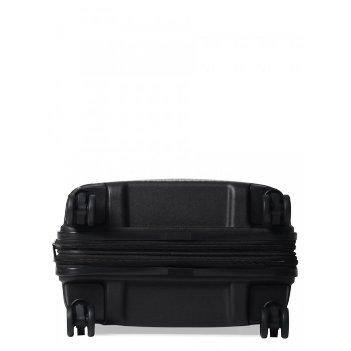 Чемодан малый S полипропилен чёрный 55х40х21+5см/47л/2.6кг/Airtex 245, фото 7