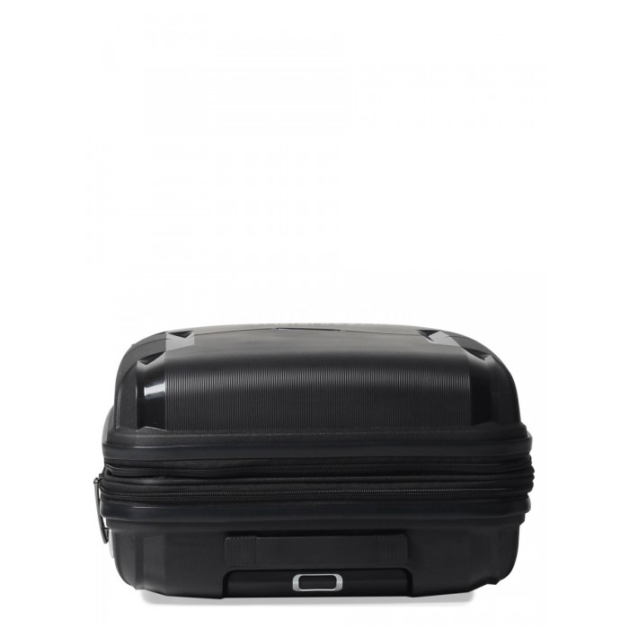 Валіза мала S поліпропілен чорна 55х40х21(+5)см/47л/2.6кг/Airtex 245, фото 6
