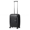 Валіза мала S поліпропілен чорна 55х40х21(+5)см/47л/2.6кг/Airtex 245, фото 11