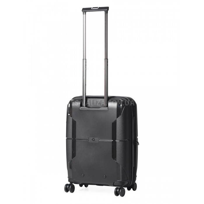 Чемодан малый S полипропилен серый 55х40х21(+5)см/47л/2.6кг/Airtex 245, фото 3