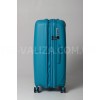 Чемодан малый S полипропилен голубой 55х40х21+5см/47л/2.6кг/Airtex 245, фото 18
