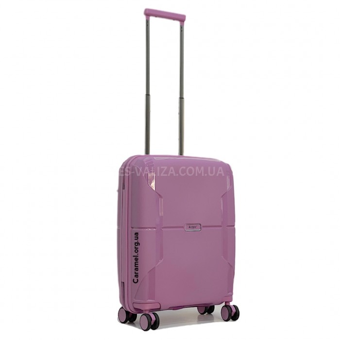 Чемодан малый S полипропилен фиолет 55х40х21+5см/47л/2.6кг/Airtex 245, фото 2