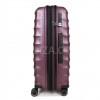 Валіза велика L поліпропілен фіолет 77х53х33+5см/133л/4.8кг/Airtex 242, фото 12
