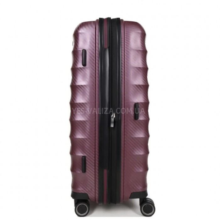 Валіза велика L поліпропілен фіолет 77х53х33+5см/133л/4.8кг/Airtex 242, фото 5