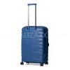 Валіза середня M поліпропілен синя 66х46х28(+5)см/89л/3.8кг/Airtex 242, фото 13