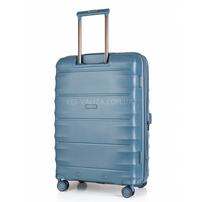 Чемодан средний M полипропилен зелёный 66х46х28+5/89л/3.8кг/Airtex 242, фото 2